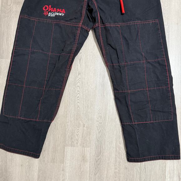 Ohana Academy Jiu Jitsu Black Pants Size M4 - Picture 4 of 11